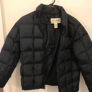 Eddie Bauer Black Puffer Coat